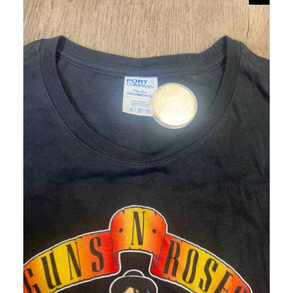 Guns N Roses Appetite For Destruction Black Graphic Tee Shirt XL Port & Company - Picture 3 of 3